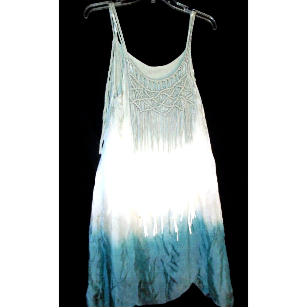 Silk Dress Made Italy Lined Romantic Boho Midi  Macrame  Festival Femme Fatale